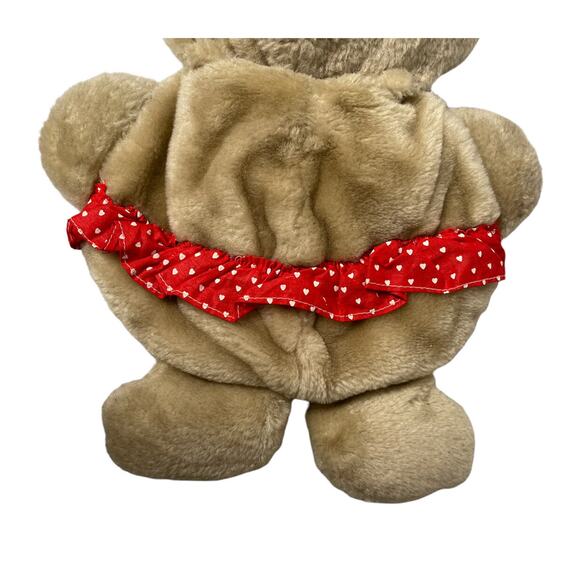 Vtg RH International Set of 2 Plush Boy Girl Teddy Bear Christmas Stockings 15" - Picture 3 of 8